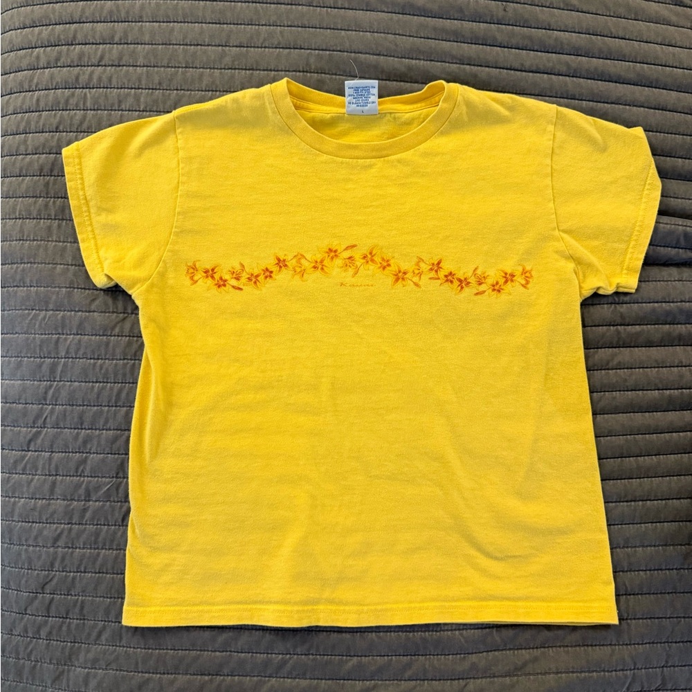 Y2k Hawaii Baby Tee.